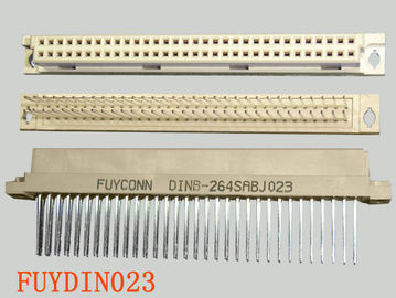 DIN نوع 2 صفوف 64 دبوس وعاء B نوع Eurocard DIN 41612 موصل ، موصل ثنائي الفينيل متعدد الكلور مستقيم 2.54 مللي متر
