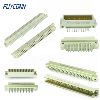 Female / Male DIN 41612 Connector Right Angle / Straight / Press Pin PCB