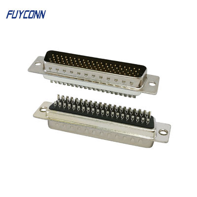 78pin D-SUB Connector كابل كأس اللحام نوع الذكور D-SUB Connector كثافة عالية