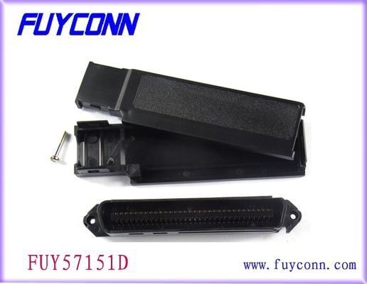 Black 64 Pin Centronic IDC Male Champ Connector with PPO Insulator Material