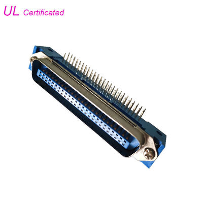 57 CN Series Male Right Angel PCB Centronics 50 Pin Connector for PCB Board