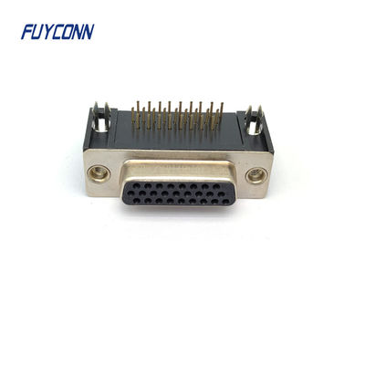 PCB عالية الكثافة D-SUB موصل أنثى، 15pin 26pin 44pin 62Pin DSUB موصل
