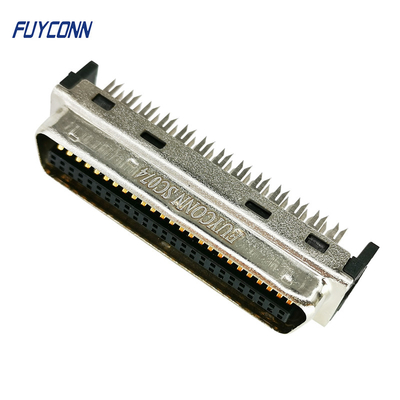 SCSI MDR Connector PCB Solder Cup IDC Crimp 1.27mm 50pin Connector الصين