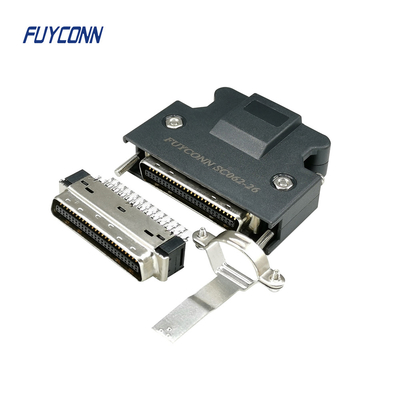 SCSI MDR Connector PCB Solder Cup IDC Crimp 1.27mm 50pin Connector الصين