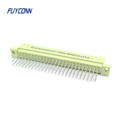 2 * 25Pin 50Pin DIN 41612 المرفق W / 15mm المحطات الاتصال الأوروبي الذكور