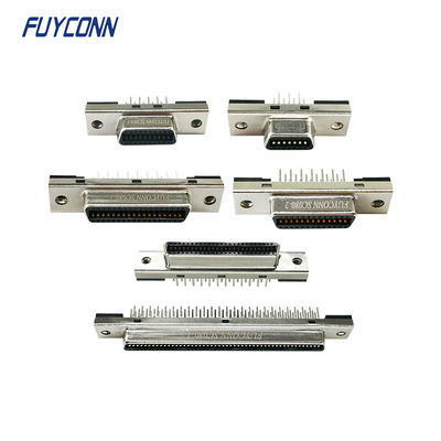 PCB مستقيم SCSI موصل 100pin 68pin 50pin 36pin 20pin 14pin أنثى