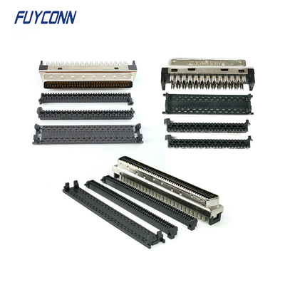 كابل IDC المضطرب ذكر رابط MDR 1.27mm 50pin 68pin 100pin كابل SCSI Connector