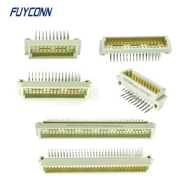 3 صفوف R / A 41612 موصل ذكر 90 درجة الزاوية اليمنى PCB Eurocard