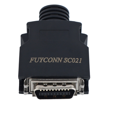 20Pin MDR Connector 2.17mm Solder Cup Male SCSI Connector w / Plastic Cover
