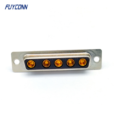 5W5 D-SUB موصلات ، أنثى 5Pin Solder Cup DB High Current Connector