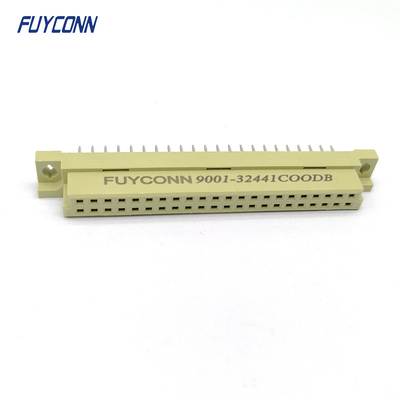 سلسلة 9001 DIN41612 جهاز توصيل PCB عمودي 2 صف امرأة 2 * 22pin 44Pin