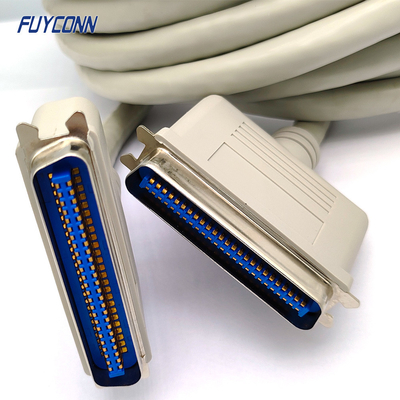 IEEE-1284 50pin Solder Cup Centronics Connector كابل الطابعة الموازية CN50 إلى CN50