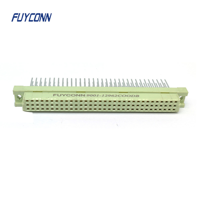 17mm DIN41612 رابط 3صفوف 96Pin نساء مستقيم PCB 396 يورو كارد