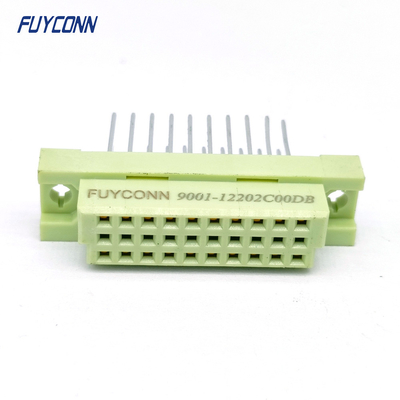 15mm 20Pin DIN 41612 رابط 3صفوف 320 PCB مستقيم إمرأة DIN41612 رابط