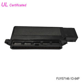وصلة أنثى Centronic 64 Pin Champ IDC مع غلاف بلاستيكي على شكل L.