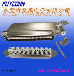 موصلات TYCO 64 Pin Male Centronic Champ IDC مع غطاء معدني 45 درجة معتمد من UL