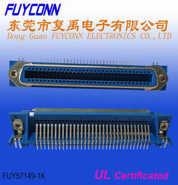 Champ DDK أنثى 64 دبوس Centronics موصل PCB الزاوية اليمنى 2.16mm الملعب