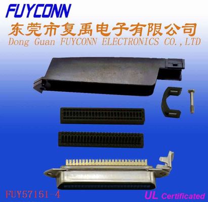 50 دبوس IDC Centronic Male Connector 25 Pairs Metal Shell with L Shpe Plasti Cover