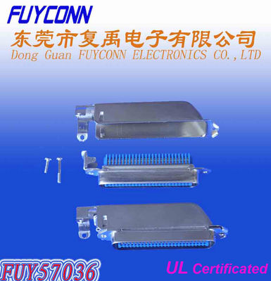 TYCO 90 درجة centronic 50 دبوس موصل RJ21 ذكر التوصيل Champ IDC نوع مع غطاء معدني