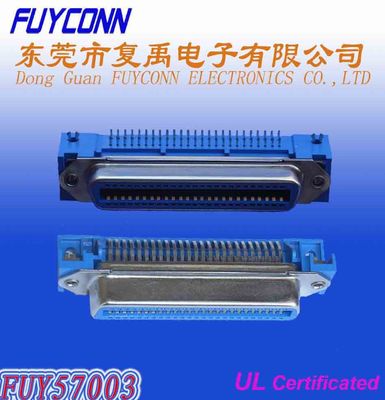 Centronic 14 24 36 50Pin PCB الزاوية اليمنى وعاء بطل عكس أنثى موصل مع قفل اللوحة