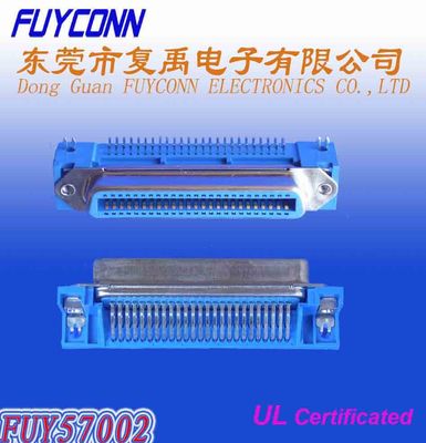 14 24 36 50Pin PCB الزاوية اليمنى موصل أنثى Centronics للوحة PCB