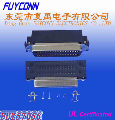 Amphonel 957100 way PCB الزاوية اليمنى موصل Centronics نوع أنثى 2.16mm الملعب