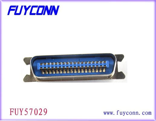 14 24 36 50Pin ذكر لحام Centronic Hard Type Champ Connector 2.16mm الملعب معتمد UL