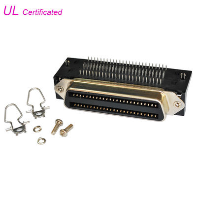 Amphenol 957100Pin Centronic Female Connector PCB الزاوية اليمنى 2.16 مللي متر الملعب للوحة PCB