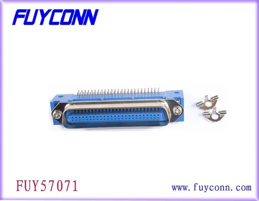 14 24 36 50 دبوس ذكر Centronic PCB موصل الزاوية اليمنى معتمد من UL