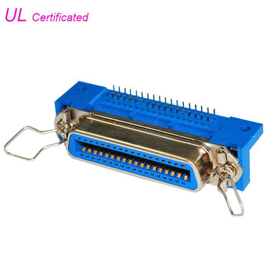 Centronic DDK 14pin 24Pin 36pin 50pinPCB موصل أنثوي بزاوية قائمة مع مشبك بكفالة