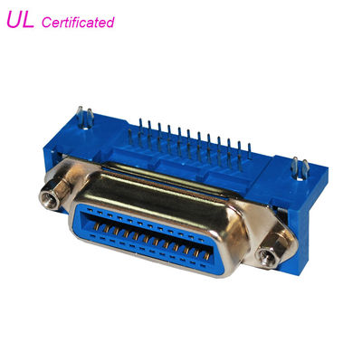 57 CN Series DDK 24 Pin Champ Centronic Right Angle Female PCB Connector مع مسامير كبيرة