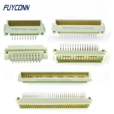 PCB DIN41612 موصل R / A ذكر موصل Eurocard 3 * 32pin 3 * 10pin 3 * 16pin