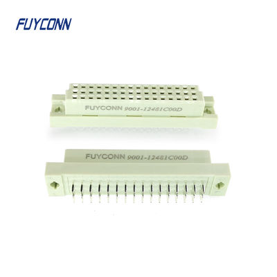 أنثى اليورو موصل PCB مستقيم محطة DIN 41612 موصل