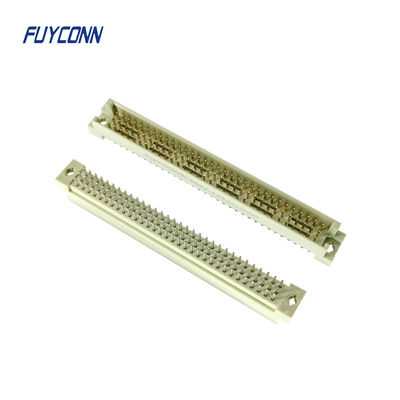 DIN 41612 موصل ذكر 3 صفوف PCB 32P 64P 96P عمودي PCB التوصيل Eurocard موصل