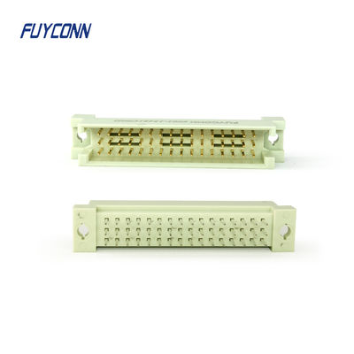 ذكر DIN41612 موصل 3row 3 * 16 32pin 48pin عمودي PCB Eurocard موصل