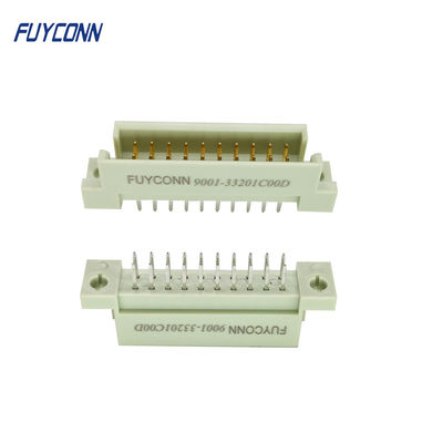 220 Eurocard Connector 5 10 Pin PCB Straight Male 2 * 10P 2 Rows 20pin Euro DIN41612 موصل