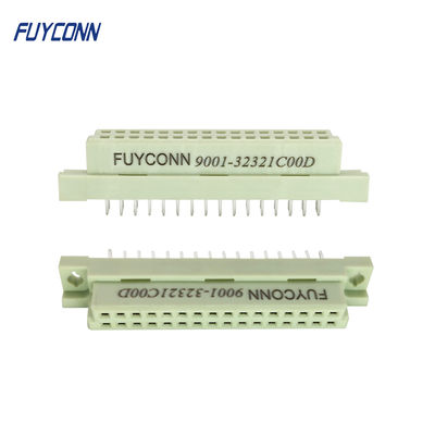 2 صفوف موصل Eurocard 8 16 32 دبوس PCB مستقيم 2x16P 32pin أنثى DIN 41612 موصل