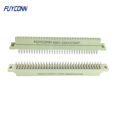 أنثى DIN41612 موصل 2 صفوف 16pin 32pin 64pin Solderless PCB Eurocard موصل