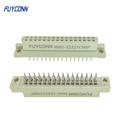 موصل DIN41612 غير ملحوم 2 * 16pin 32pin دبوس ضغط أنثى 41612 مقبس موصل Eurocard