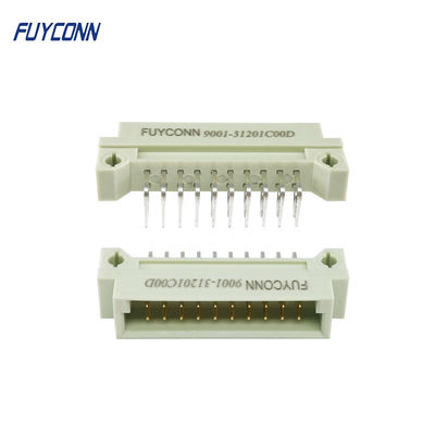 20Pin DIN 41612 موصل 2 صفوف 2x10P 220 PCB زاوية قائمة ذكر Eurocard موصل