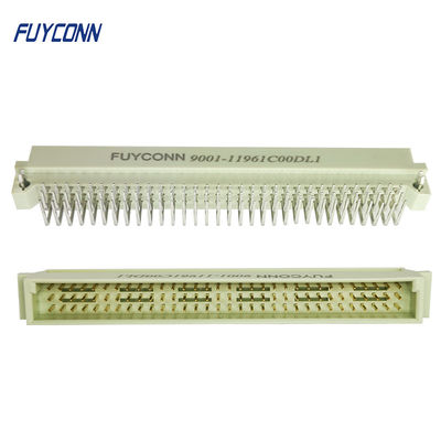 96pin موصل DIN 41612 3 صفوف التوصيل 96P الزاوية اليمنى موصل ثنائي الفينيل متعدد الكلور ذكر يوروكارد
