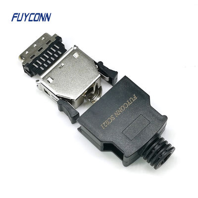 موصل SCSI ذكر لحام 2.17 مللي متر 20pin 26Pin موصل MDR ث / غطاء بلاستيكي