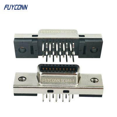 أنثى المؤازرة موصل 1.27mm ثنائي الفينيل متعدد الكلور على التوالي أنثى SCSI 20pin موصل