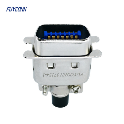 DDK 57-30140 Connector Centronics 14 Pin DDK موصل شريطي ذكر مع غطاء معدني