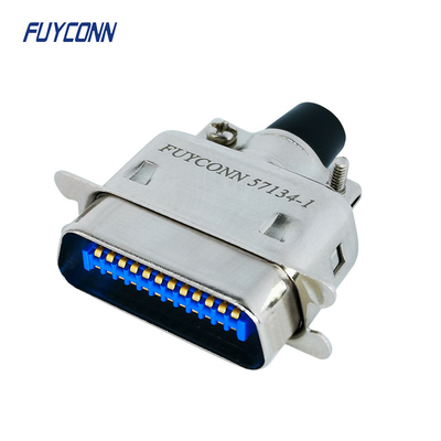 DDK 57-30240 موصل ذكر Centronics 24 دبوس موصل الشريط مع غطاء معدني