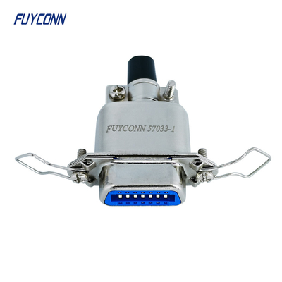 57-60140 موصل أعلى كابل إدخال DDK أنثى لحام كأس Centronics 14 دبوس موصل