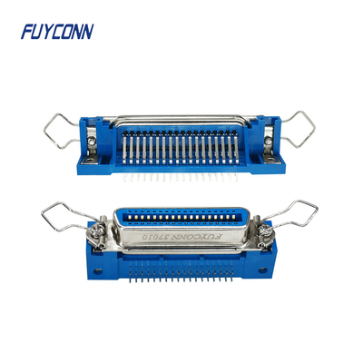 PCB الزاوية اليمنى Centronics 50 36 24 14 دبوس أنثى موصل DDK