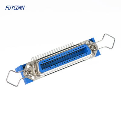 PCB الزاوية اليمنى أنثى 50P 36P 24P 14P موصل Centronics