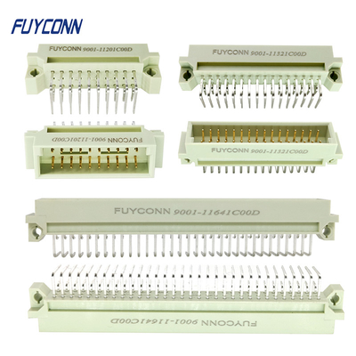3rows DIN41612 موصل ذكر 90 درجة R / A PCB Euro 41612 موصل